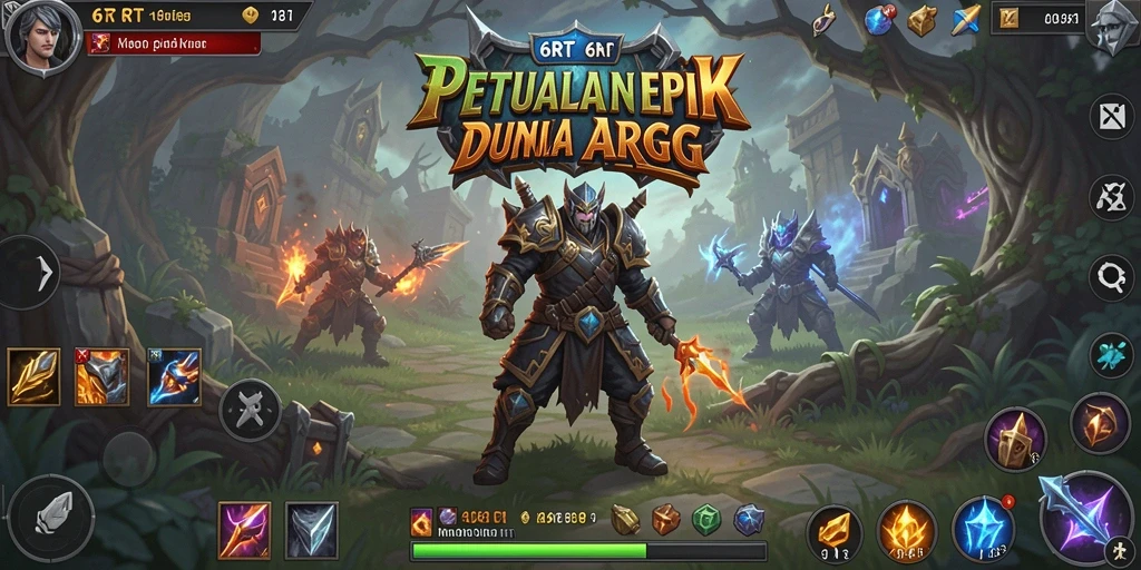 Gameplay ARPG 6RT yang mendebarkan dan penuh aksi.