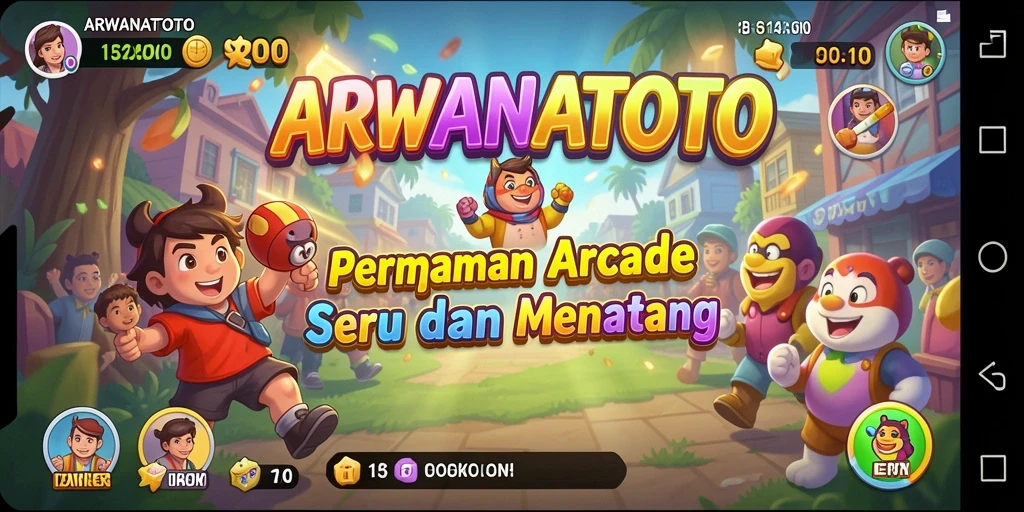 Tampilan gameplay menarik dari ARWANATOTO yang seru.