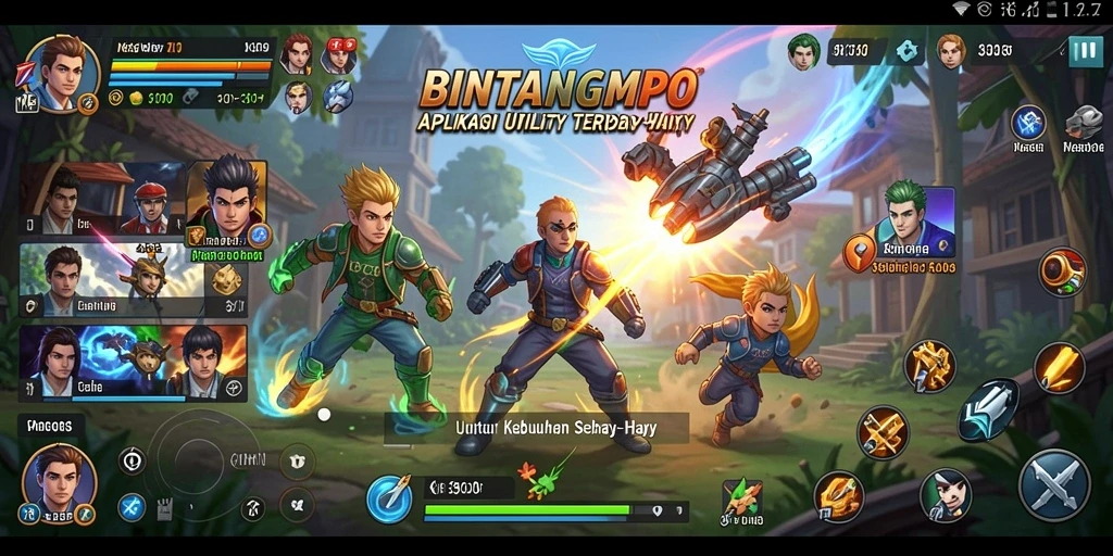 Tampilan antarmuka BINTANGMPO yang ramah pengguna.