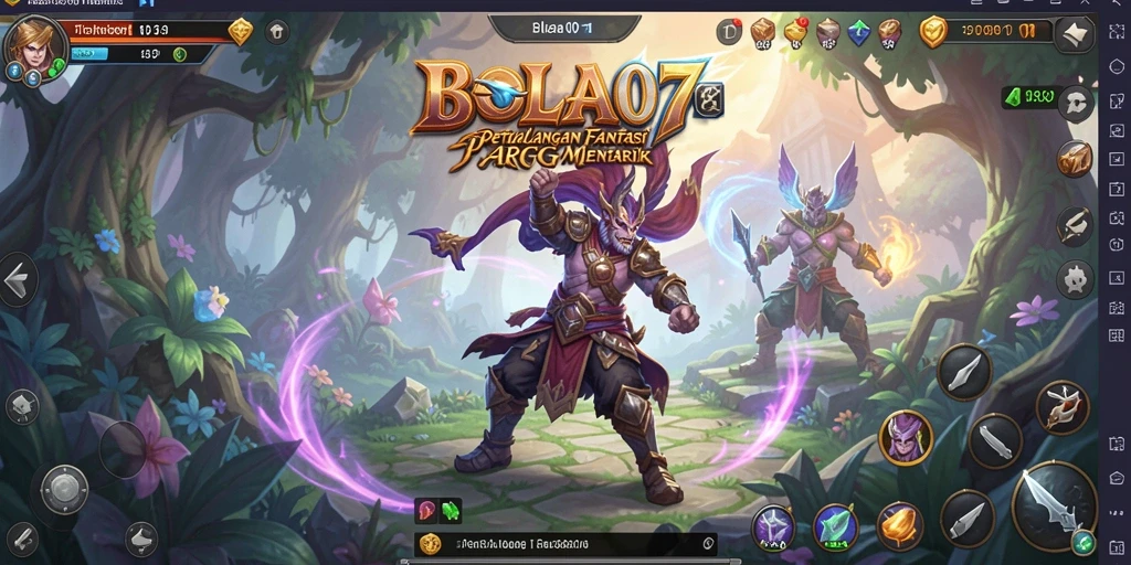 Tampilan gameplay menakjubkan dengan aksi ARPG yang mendebarkan.