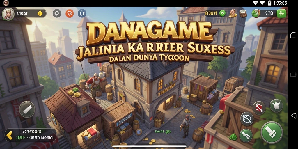 Tampilan gameplay yang menarik dan dinamis dari DANAGAME.