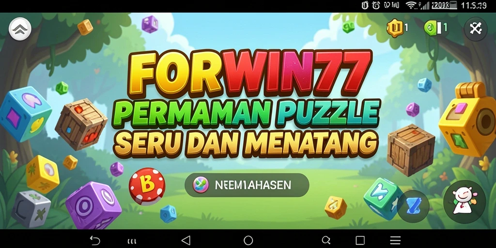 Tampilan menarik dari gameplay FORWIN77 yang menantang.