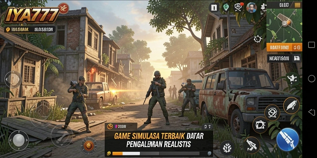 Tampilan gameplay utama IYA777 yang menarik dan interaktif.