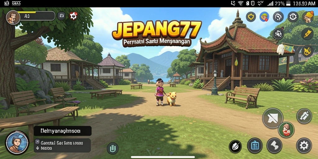 Tampilan gameplay <strong>JEPANG77</strong> yang menyenangkan dan interaktif.
