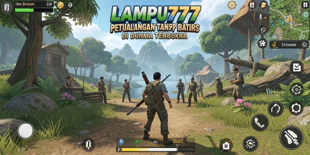 Gameplay LAMPU777 yang menampilkan dunia terbuka yang luas dan penuh petualangan.