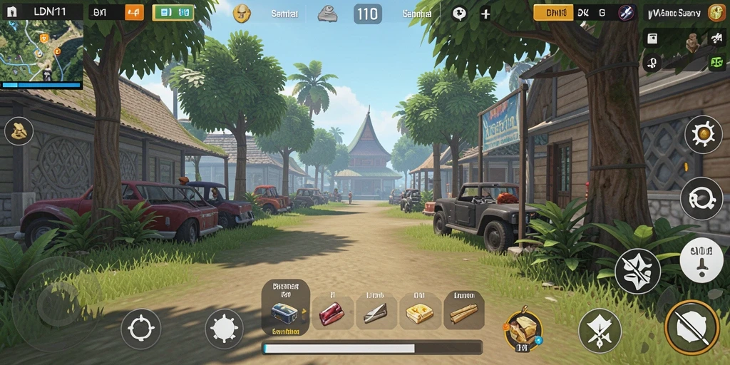Screenshot gameplay LDN11 yang menarik dan penuh warna.