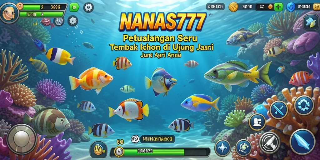 Tangkapan ikan berwarna-warni dan seru di NANAS777.