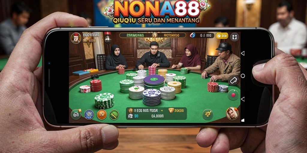 Tampilan gameplay seru dari NONA88 QiuQiu.