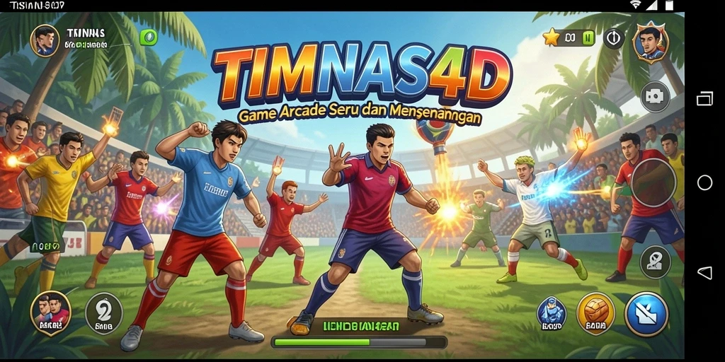 Tampilan gameplay seru TIMNAS4D dengan berbagai level menantang.
