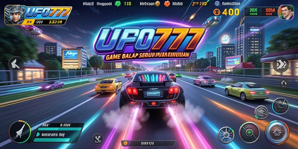Gameplay balap yang intens dan menyenangkan di UFO777.